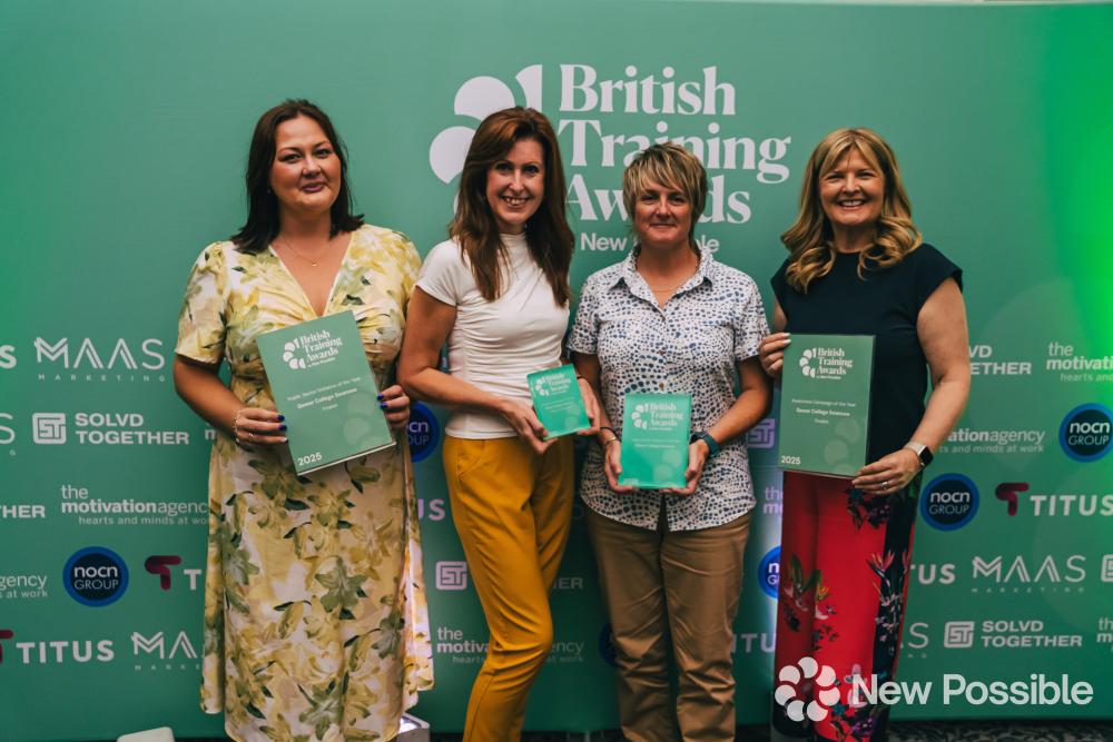College named a winner at the British Training Awards 2025!